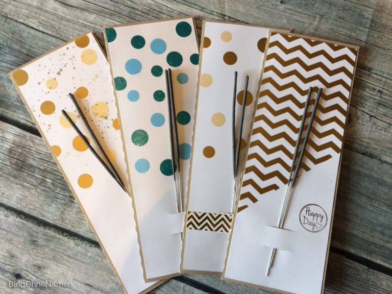 Silvesterkarte mit Wunderkerze – Plotter Freebie für Silhouette Studio