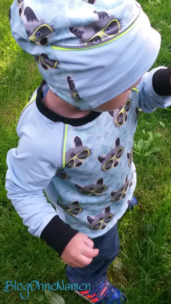 Reflektierende Fake Paspel aus Jersey