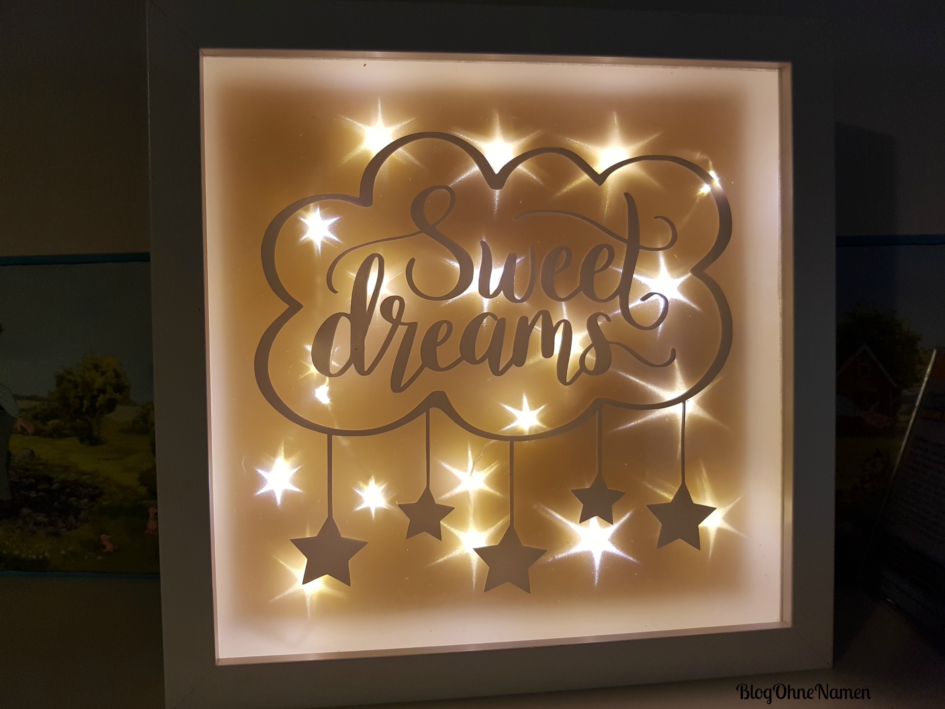 Sternentraumfolie im Bilderrahmen