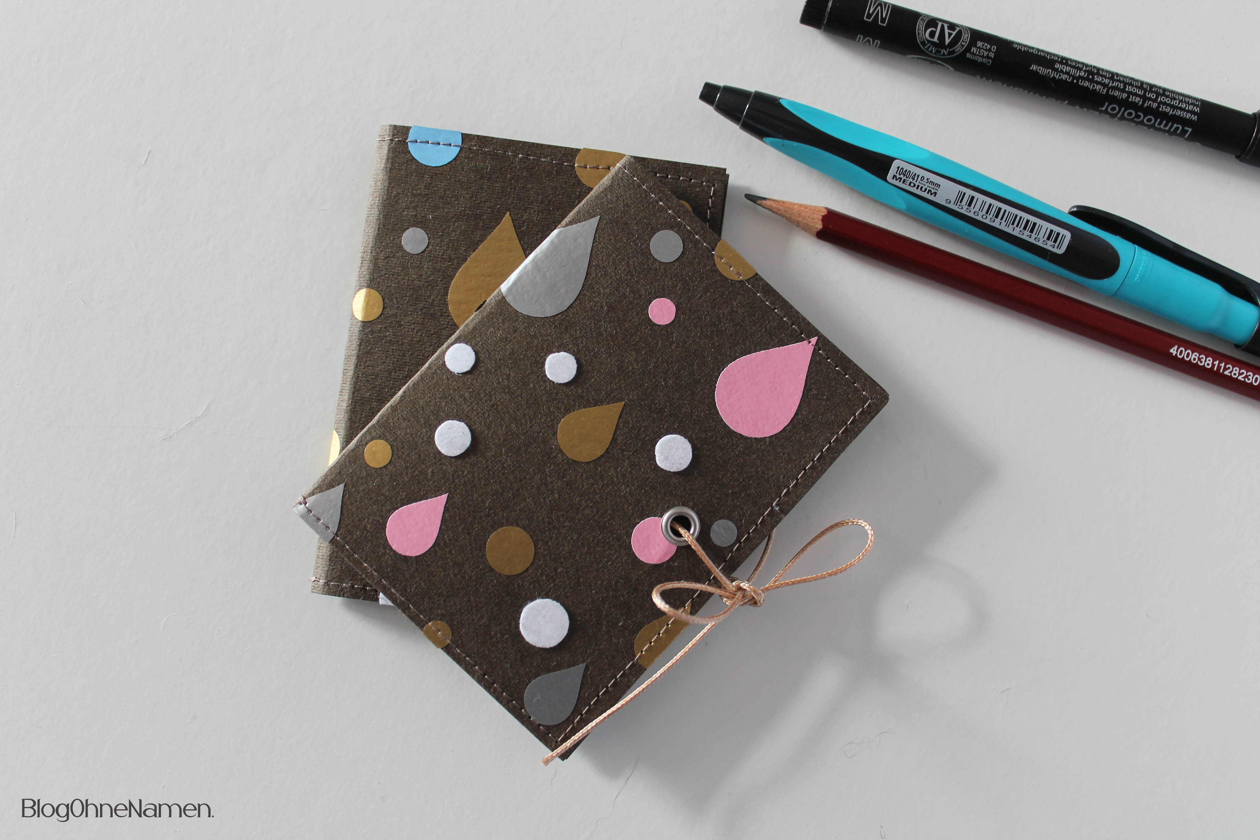 Notizbuchhülle aus SnapPap nähen