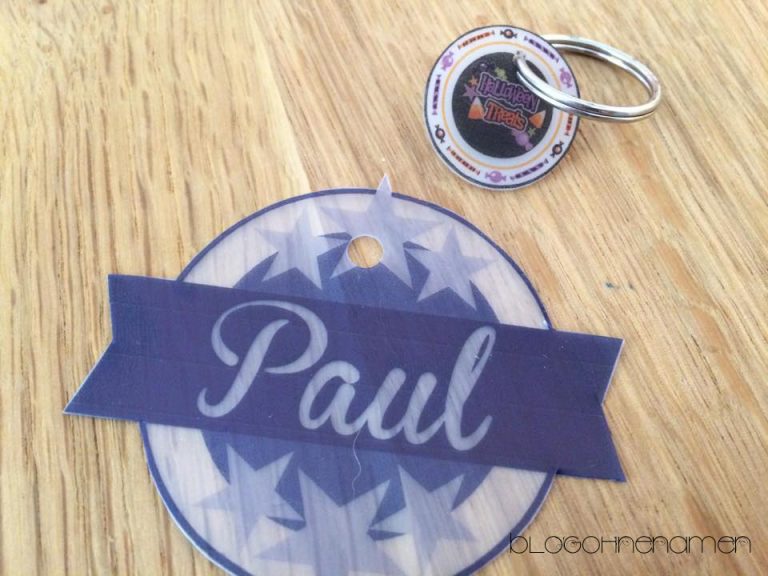 (Schlüssel)anhänger mit Schrumpffolie selber machen.