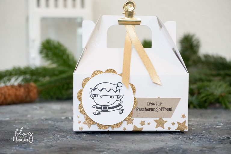 Minischachteln zu Weihnachten