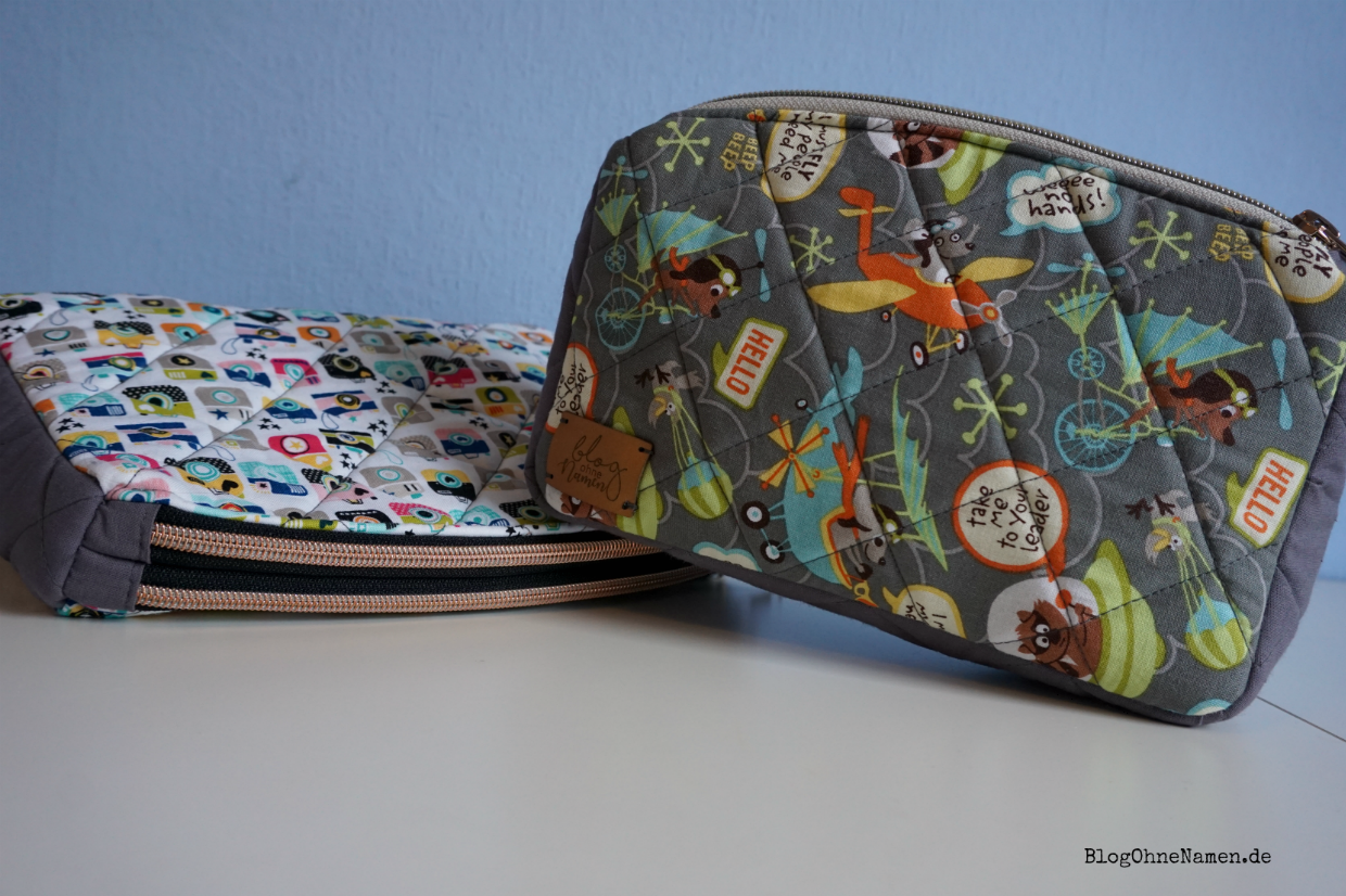 Kulturtasche Filigree mit zwei Reißverschlüssen