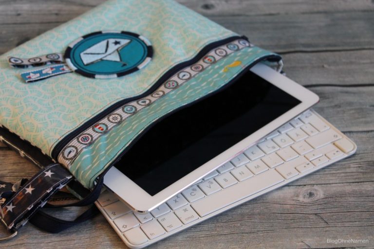 Maritime 5-fach-Tasche von Farbenmix - Adventskalendertasche