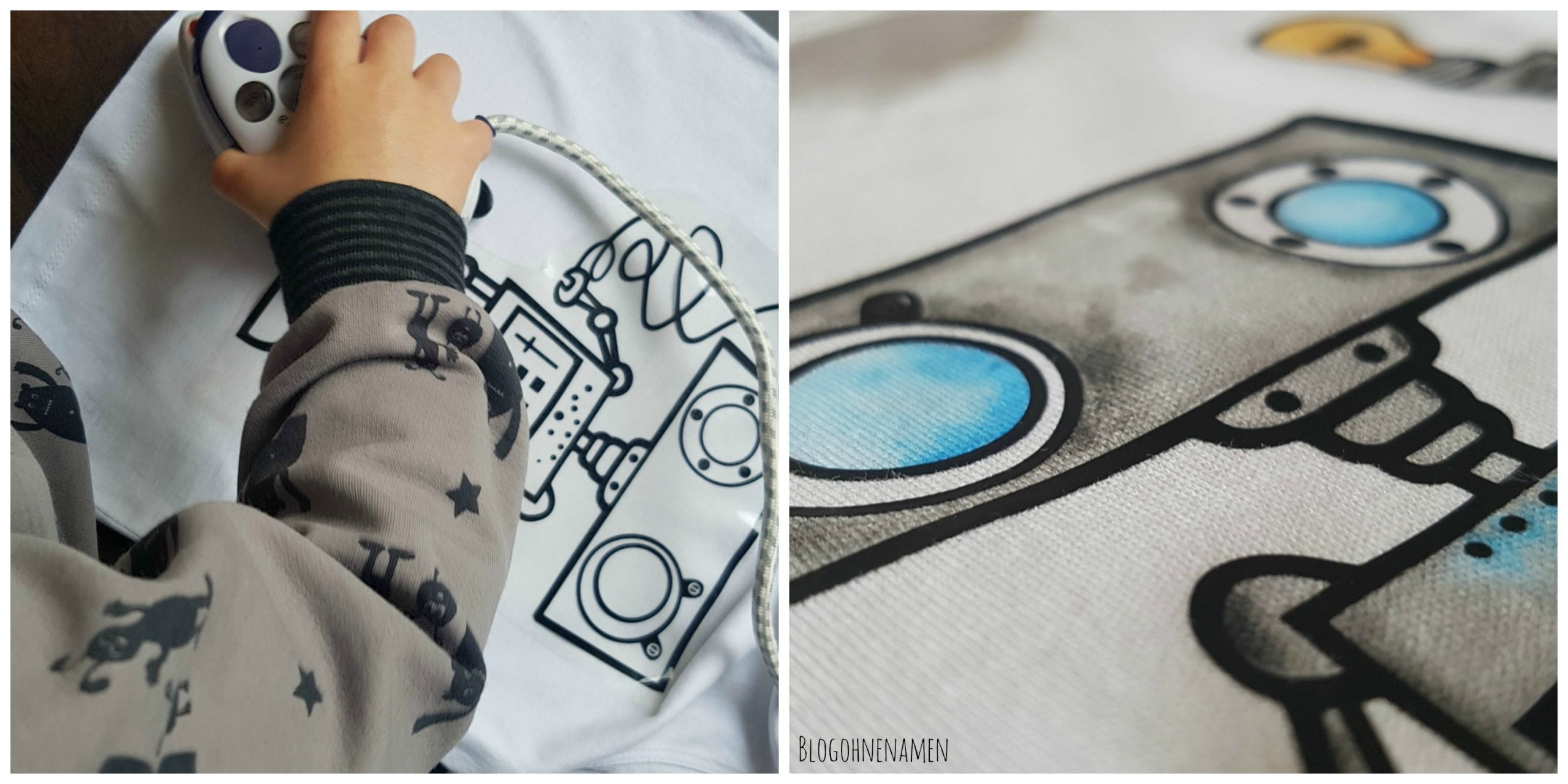 Bügelbild mit Textilfarbe ausmalen