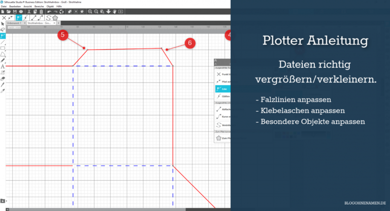 Plotter-Anleitung: Verpackungen vergrößern/verkleinern