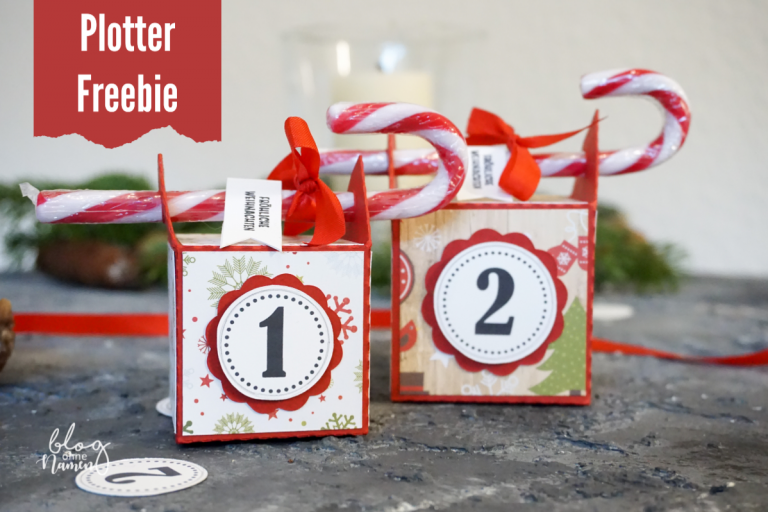 Plotter Freebie – Strohhalmbox mit Designbeispielen