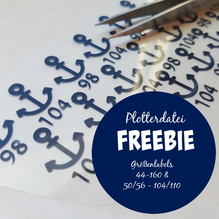 Plotter Freebie – Maritime Größenlabels zum ausplotten