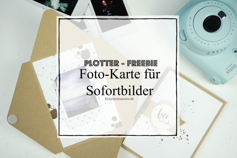 Verpackung für Instax Mini Foto mit Klettverschluss