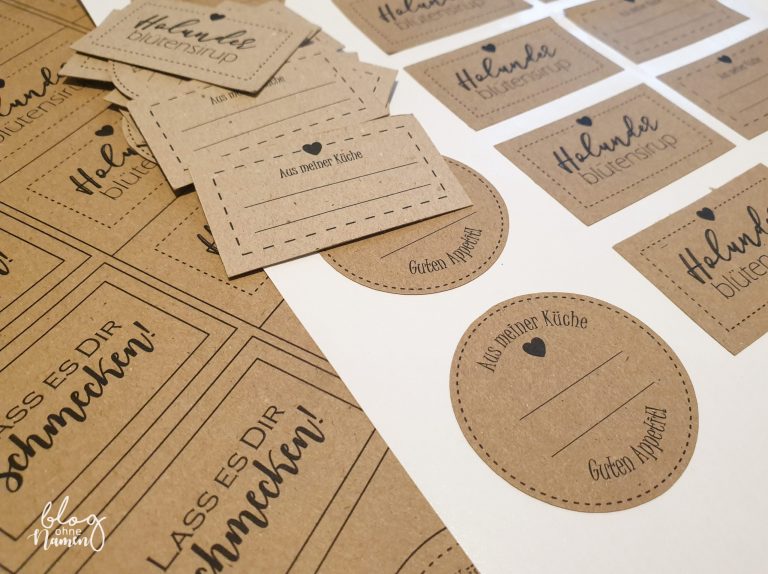 Plotter-Anleitung: Etiketten zum ausdrucken (Plotter+Druckvorlage)