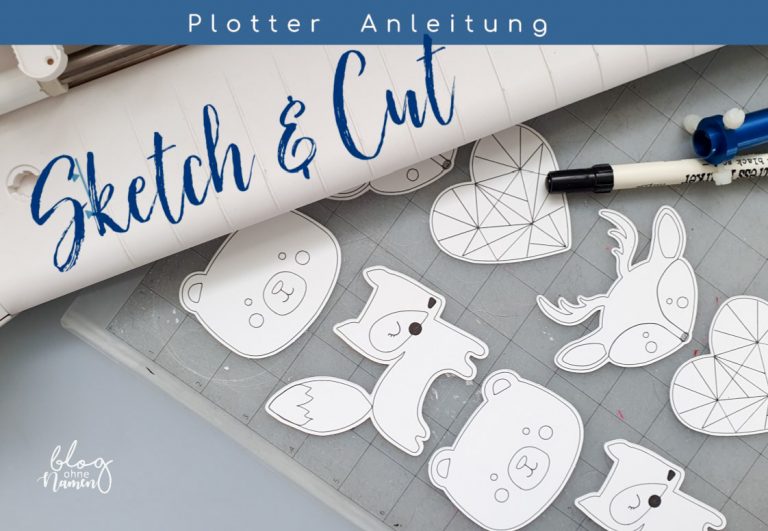 Plotter-Anleitung: Sketch & Cut – Arbeiten mit Linienfarben