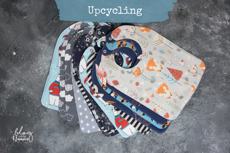 Upcycling: Kunterbunte Lätzchen nähen
