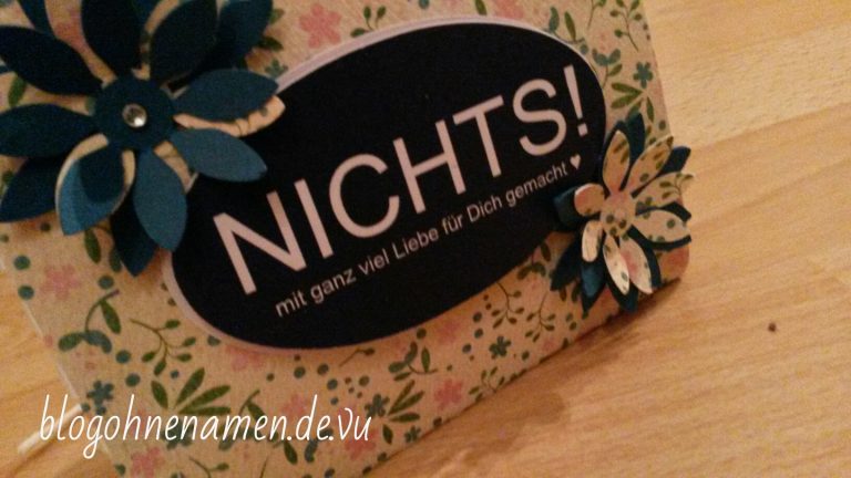 Plotter Verpackung mit nur einem Schnitt – schnelle Geschenkbox